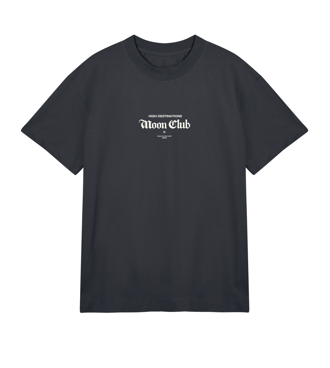 Moon Club Vintage Black Heavyweight Tee