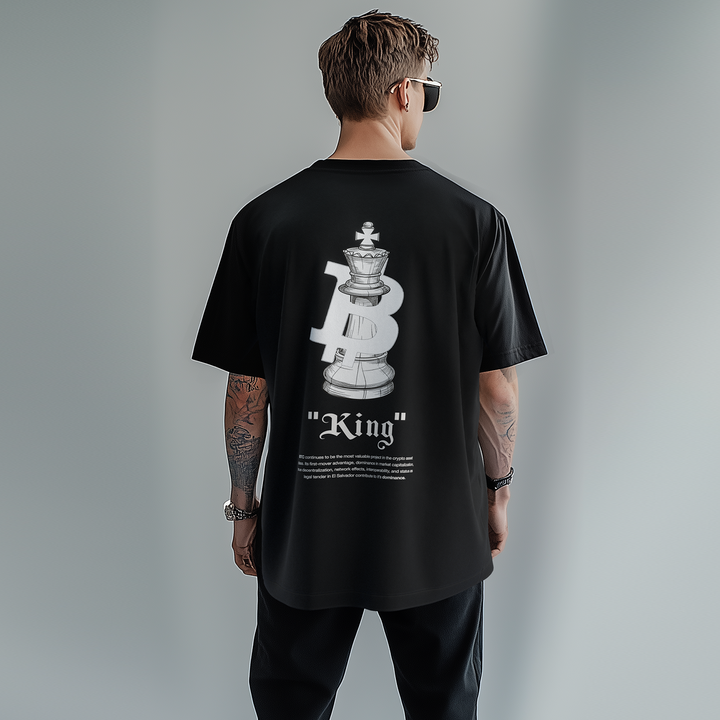 BTC Chess King Vintage Black Heavyweight Tee