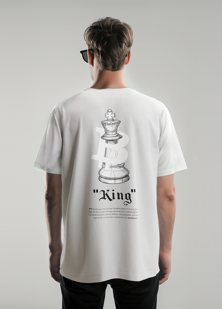 BTC Chess King Off White Heavyweight Tee