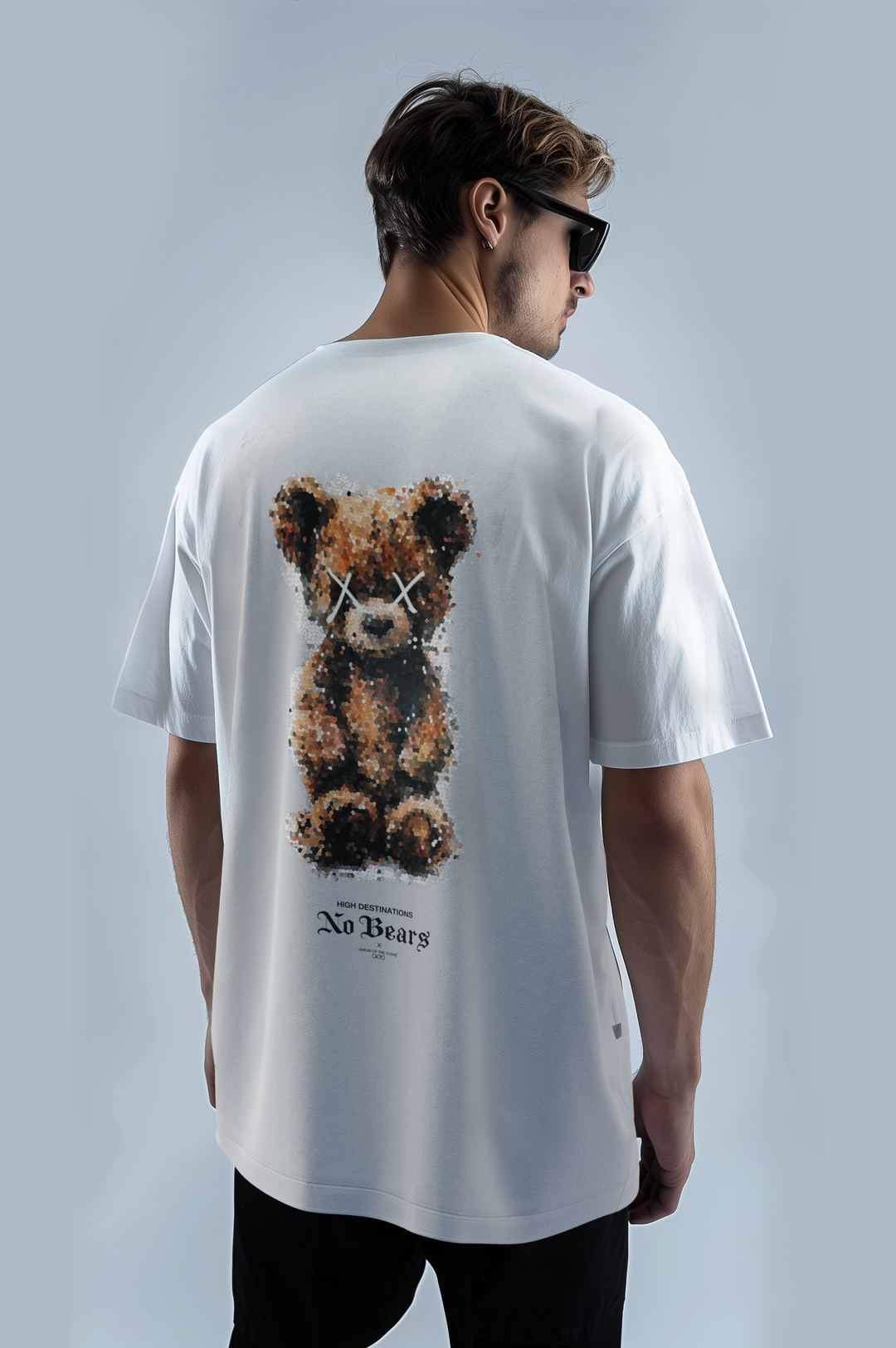 No Bears Off White Heavyweight Tee