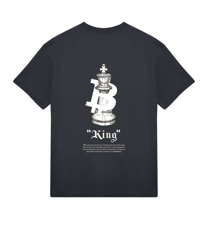 BTC Chess King Vintage Black Heavyweight Tee