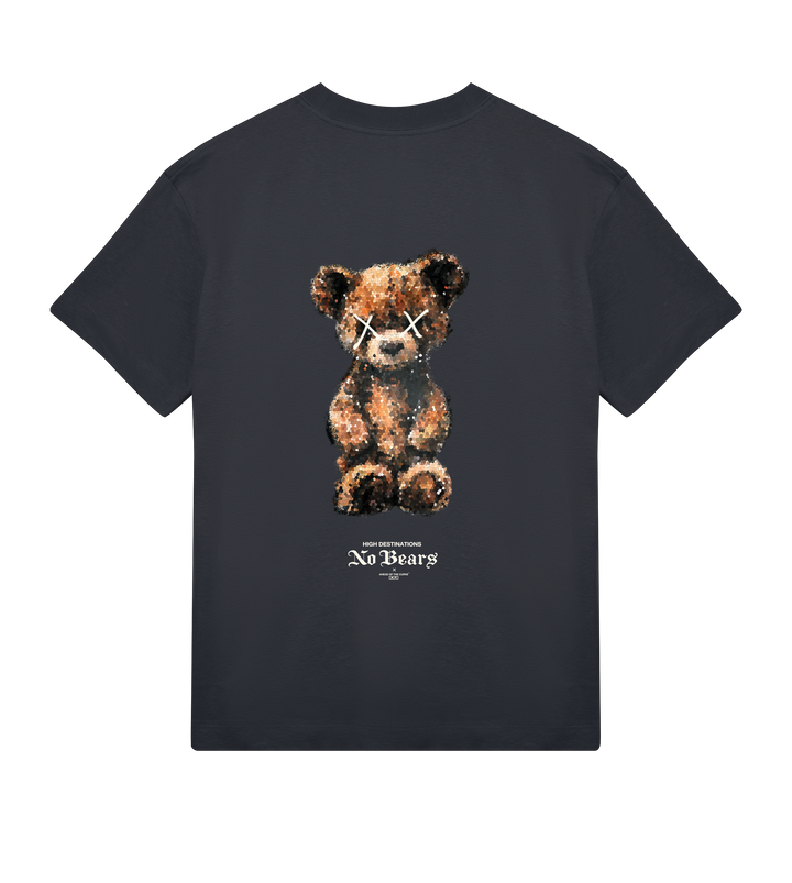 No Bears Vintage Black Heavyweight Tee