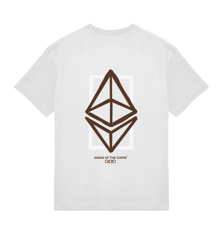 Ethereum Charcoal Off White Heavyweight Tee