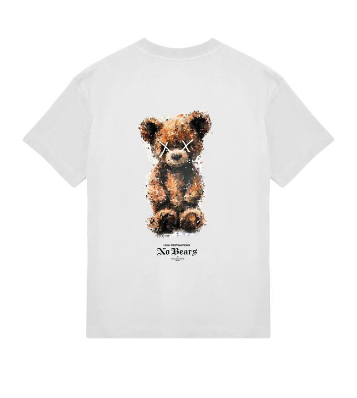 No Bears Off White Heavyweight Tee