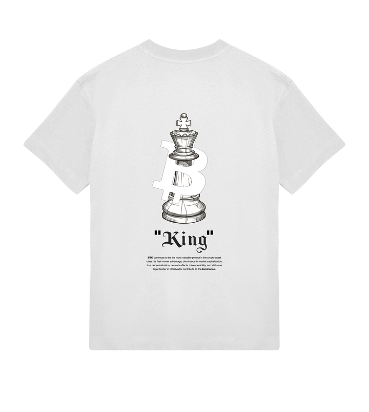 BTC Chess King Off White Heavyweight Tee