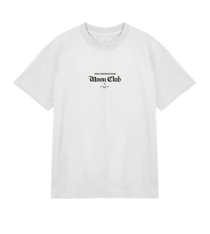 Moon Club Off White Heavyweight Tee